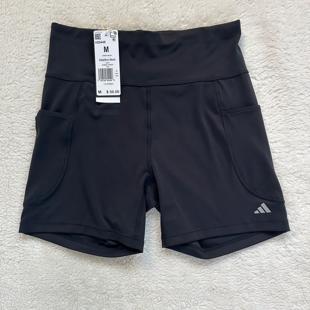 NWT Adidas DailyRun 5-Inch Short Leggings